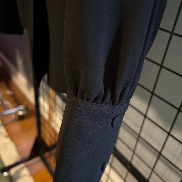 J. Crew Black Wrap Top - Picture 4 of 7